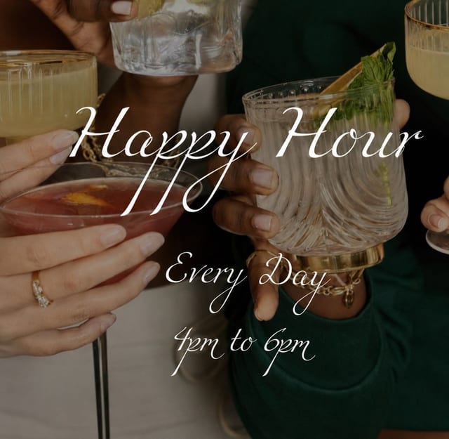 Happy Hour, every day at ZOI. 🍸✨