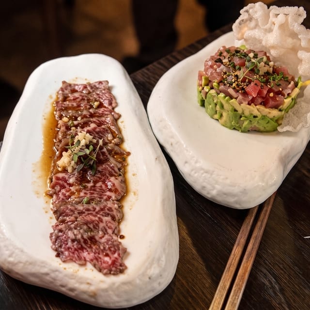WAGYU BEEF TATAKI.