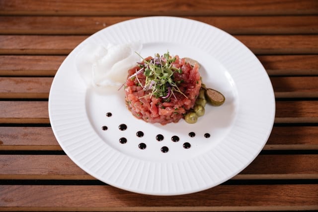 BLUEFIN TUNA TARTARE.