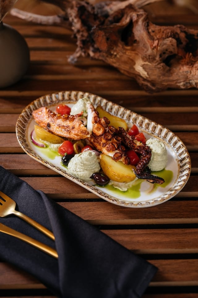 GRILLED OCTOPUS.
