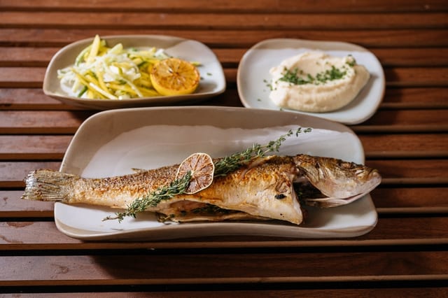WHOLE GRILLED BRANZINO.