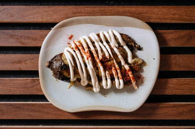Smoke Japanese Eggplant.