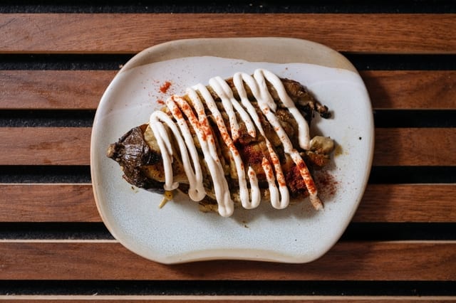 Smoked Japanese Eggplant (LUNCH).