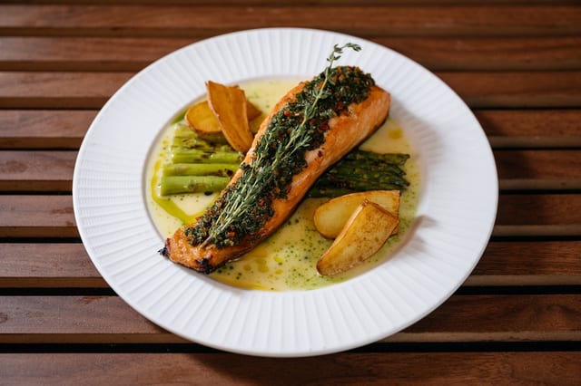 CHAMPAGNE SALMON.