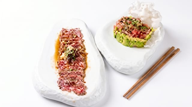 WAGYU BEEF TATAKI.